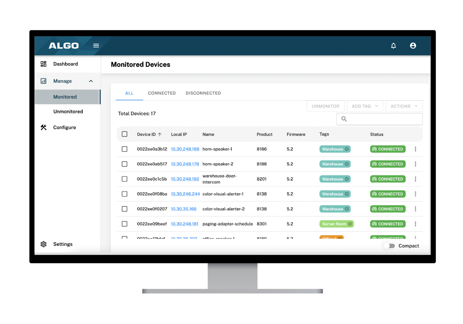 Algo Device Management Platform