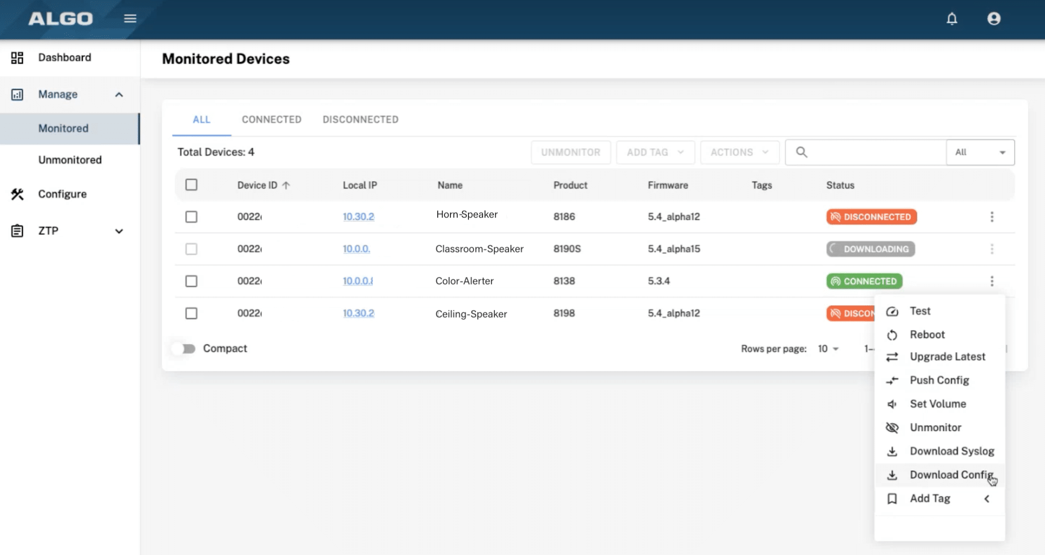 Download files on ADMP