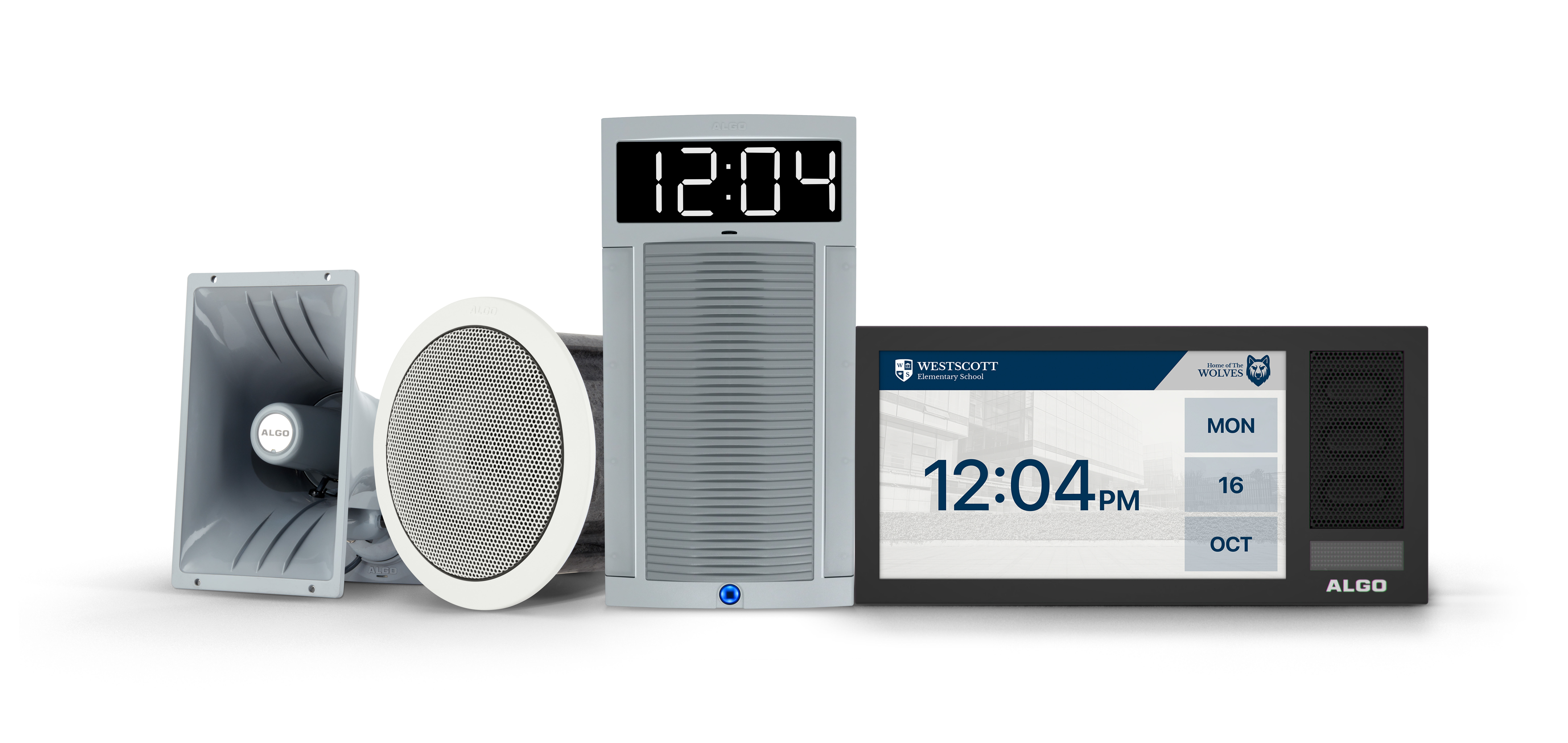 Gamme de produits Algo de haut-parleurs IP Photos de groupe - 8186, 8188, 8190, 8410