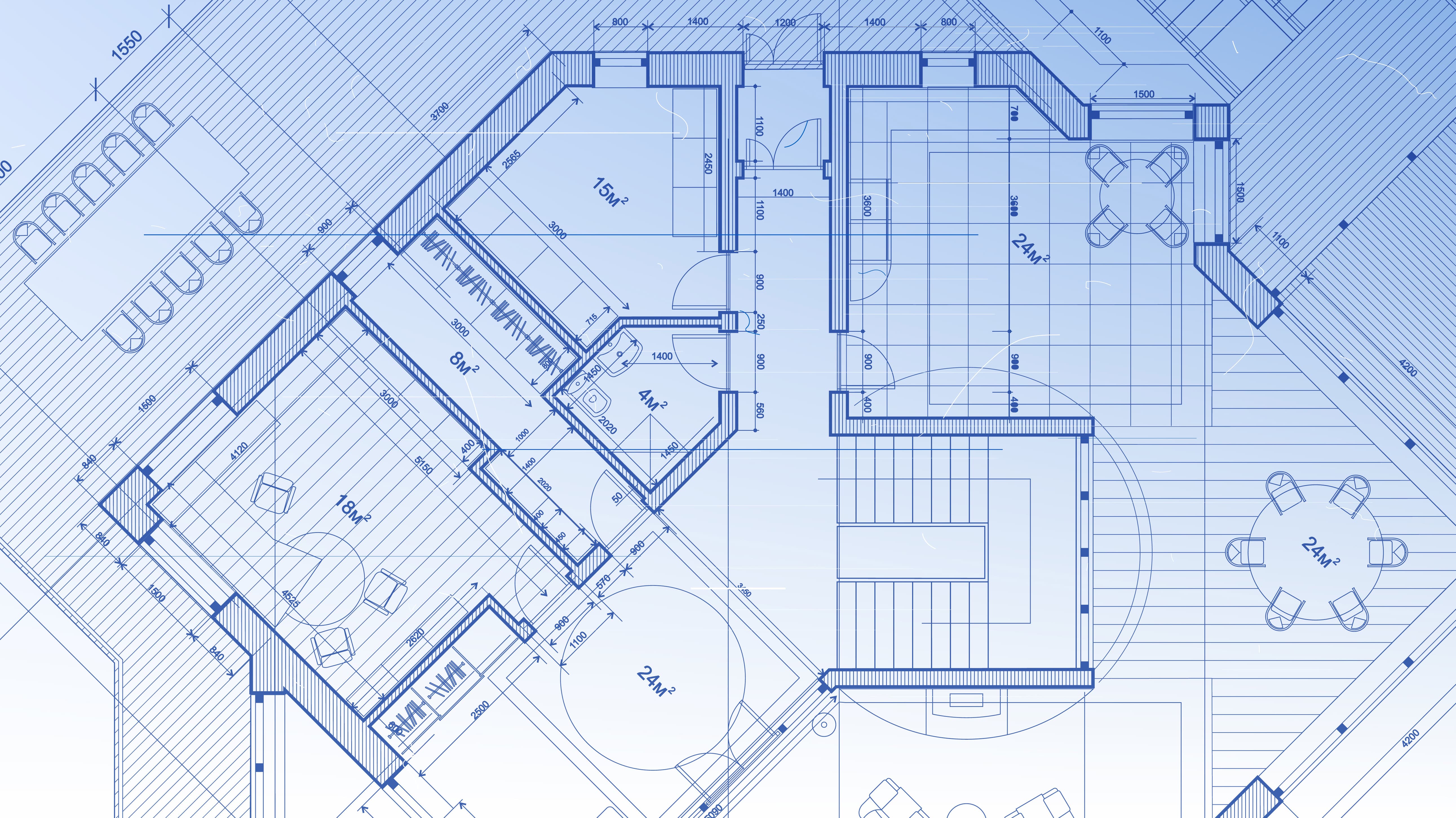 Floor plan for design services of a building